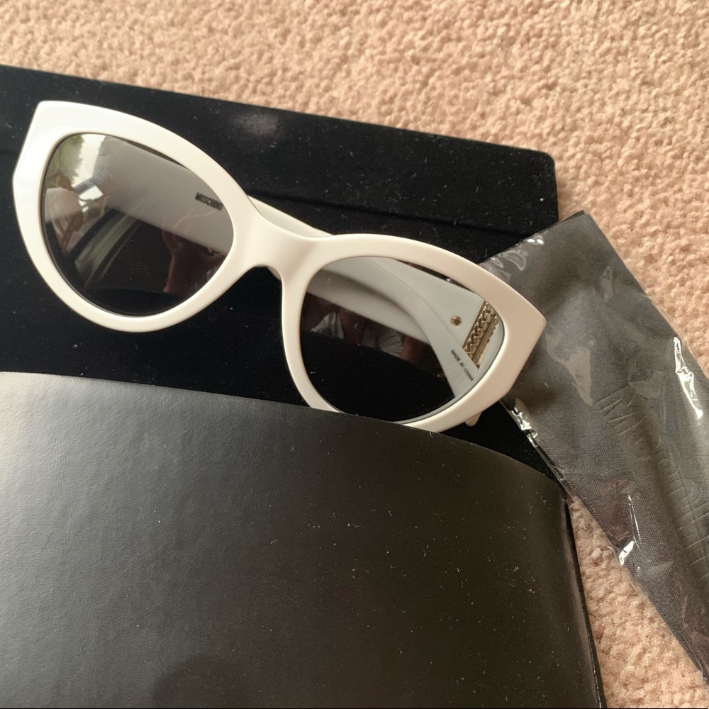 MOSCHINO Sunglasses White Brand New